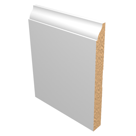 Baseboard 618 MDF  9/16-in x 5-1/4-in x 1/2-in x 16-ft