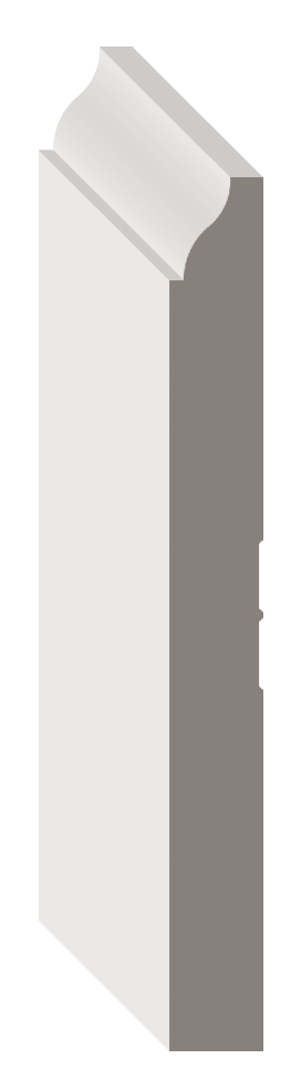 Baseboard 618 MDF  9/16-in x 5-1/4-in x 1/2-in x 16-ft - Image 3