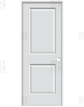 Carrara 2 Panel Primed Composite Hollow Core Interior Door