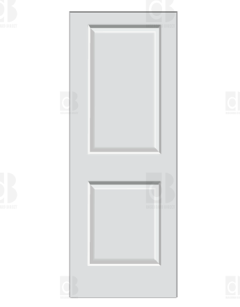 Carrara 2 Panel Primed Composite Hollow Core Interior Door Slab