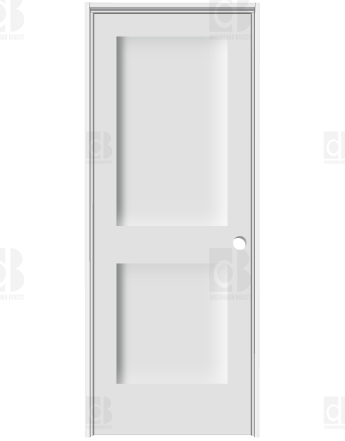 Shaker 2P Primed Composite Solid Core Interior Door