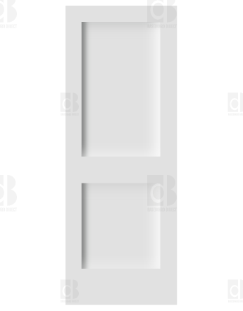 Shaker 2P Primed Composite Solid Core Interior Door Slab